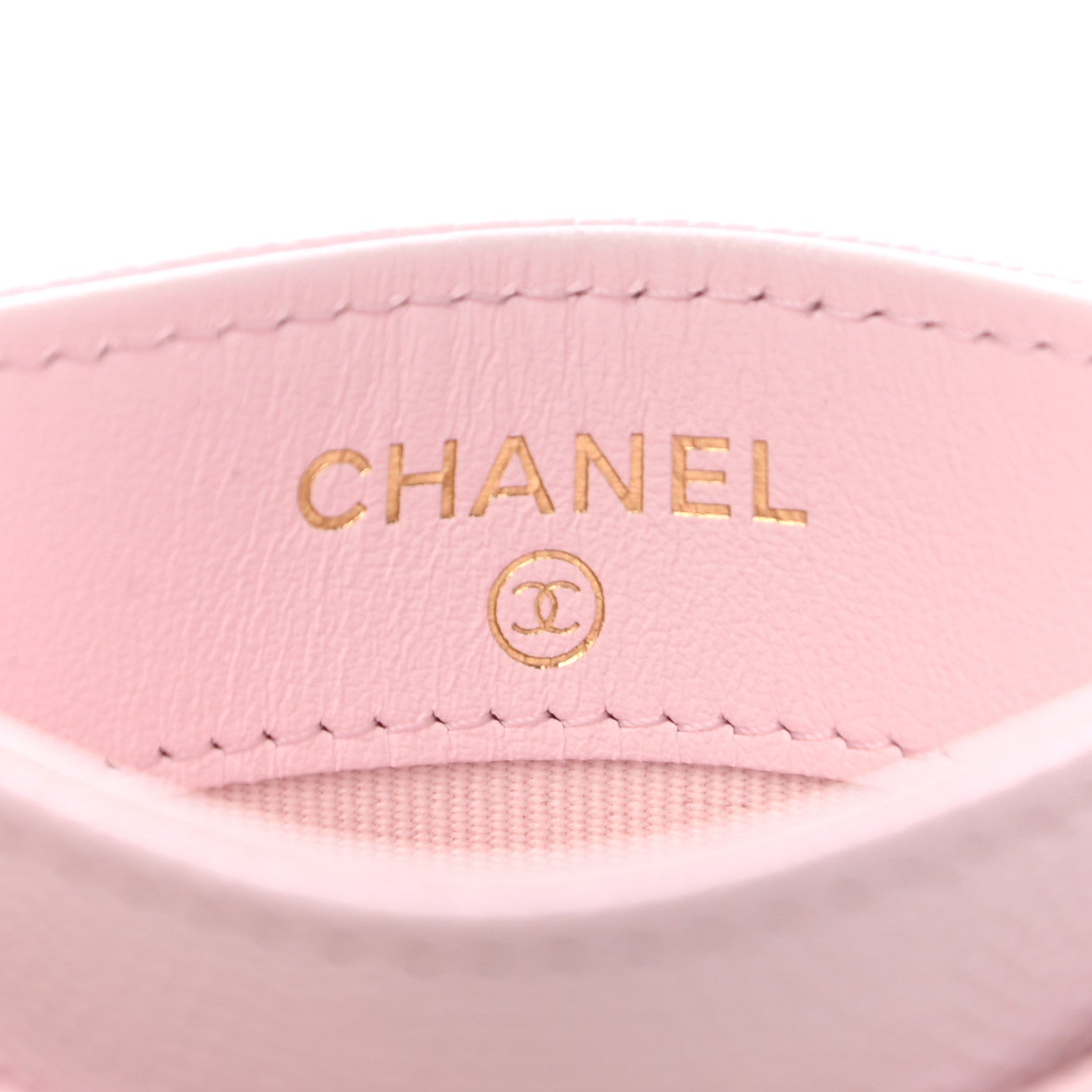 Chanel Caviar Quilted Card Holder Light Pink 6 of 8
