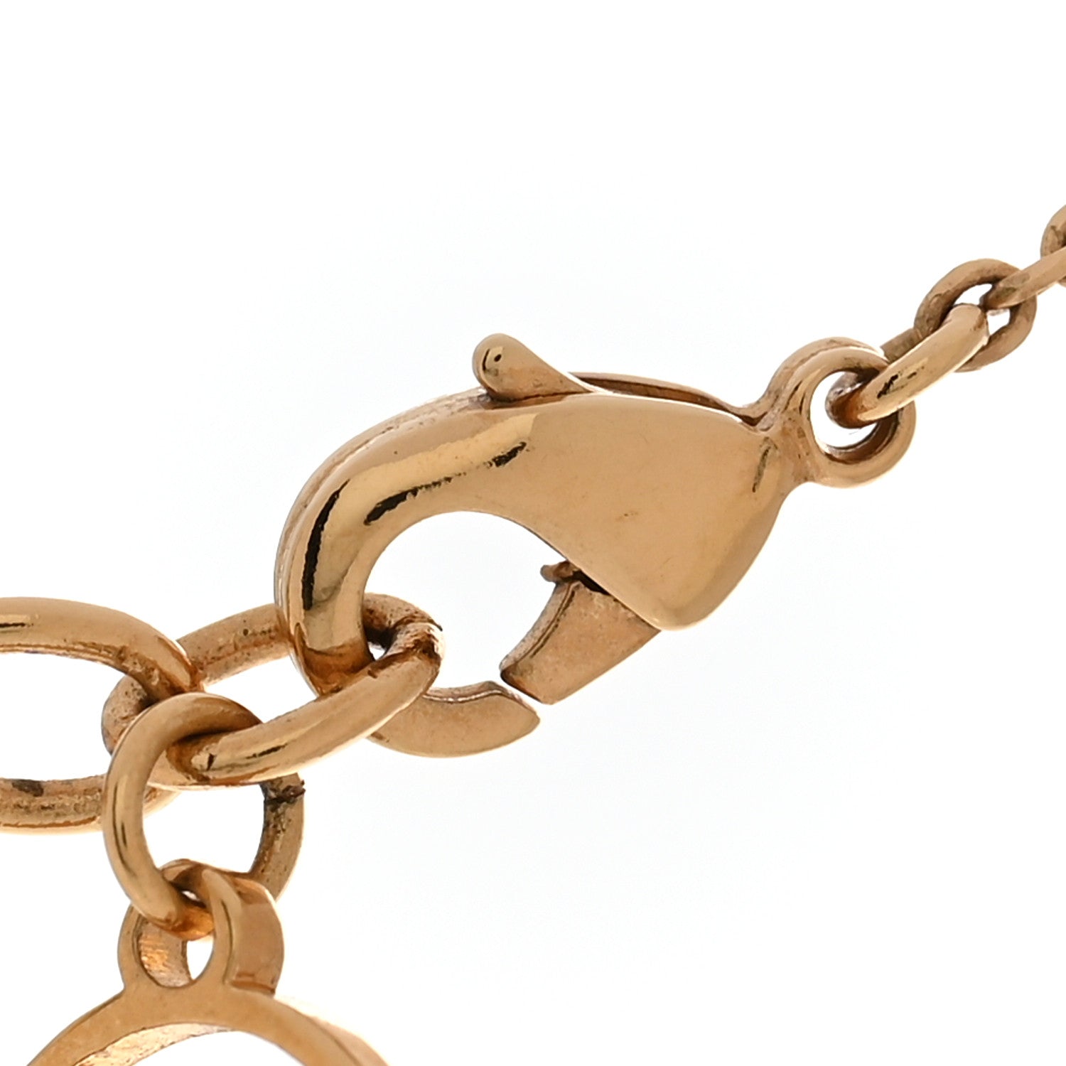 Louis Vuitton LV And Me Letter J Necklace Gold 7 of 7