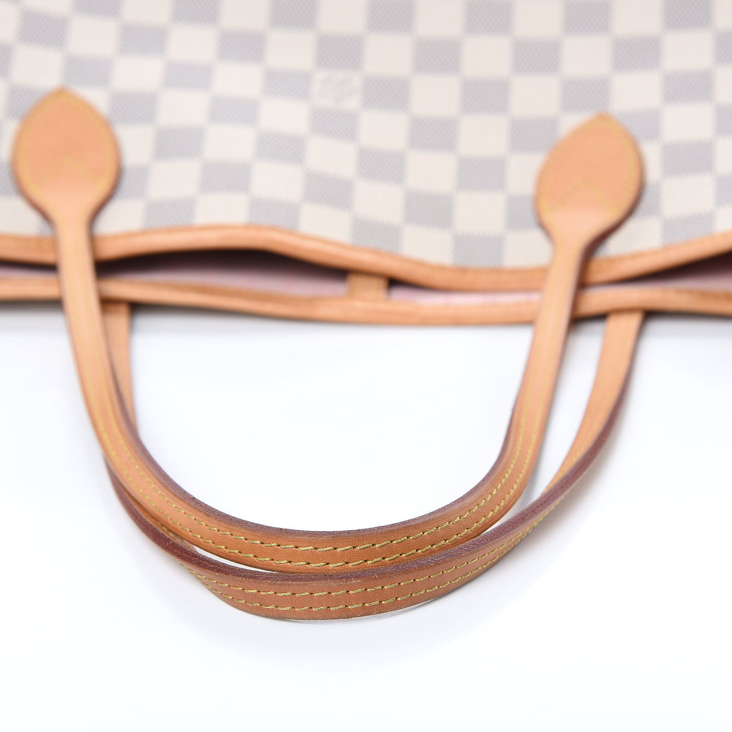 Damier Azur Neo Neverfull MM Rose Ballerine