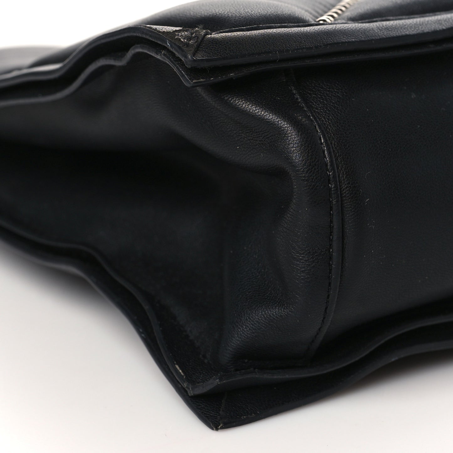Calfskin Studded Viva Bow Tote Black