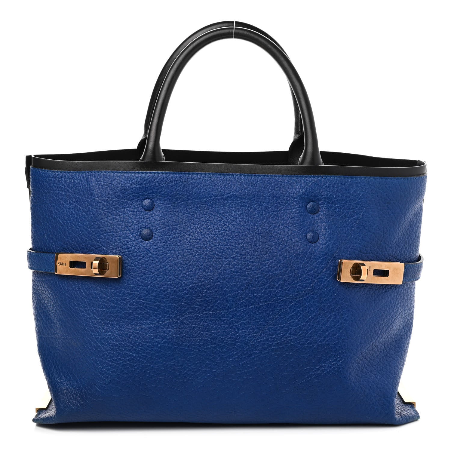 Chloe Calfskin Charlotte Tote Majesty Blue 1 of 9