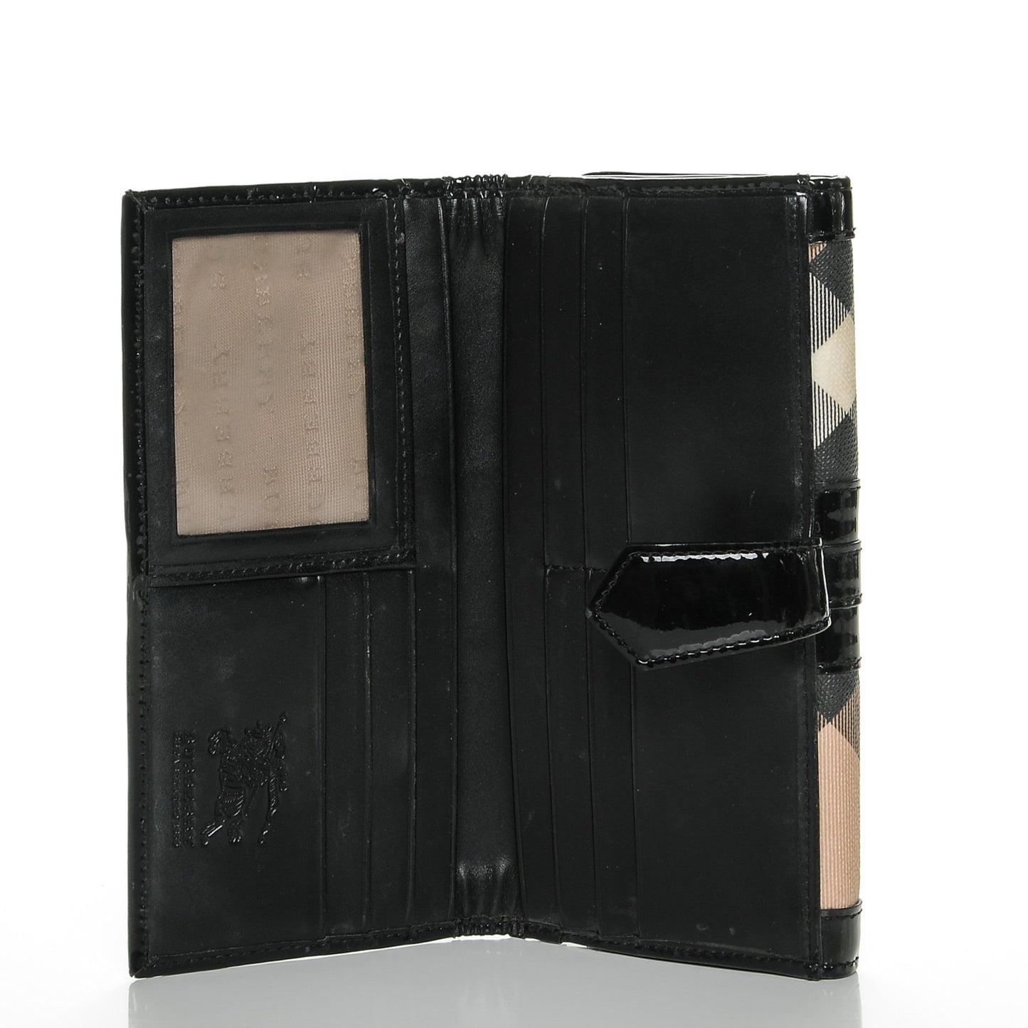 Supernova Check Penrose Continental Wallet Black