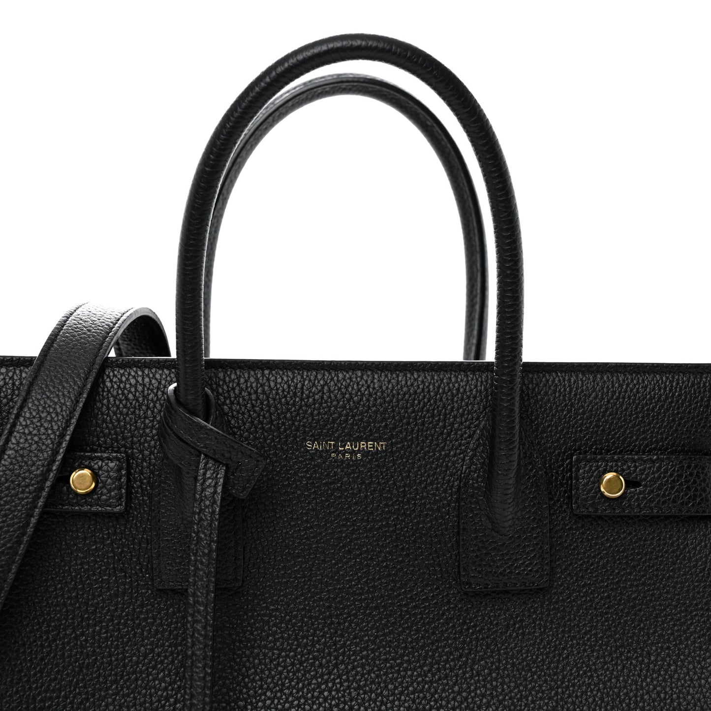 Grained Calfskin Baby Sac De Jour Souple Black