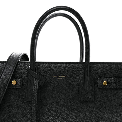 Saint Laurent Grained Calfskin Baby Sac De Jour Souple Black 9 of 12