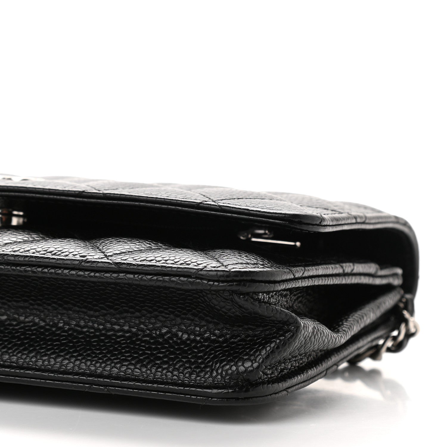 Chanel Caviar Quilted Wallet On Chain WOC Black 10 of 10