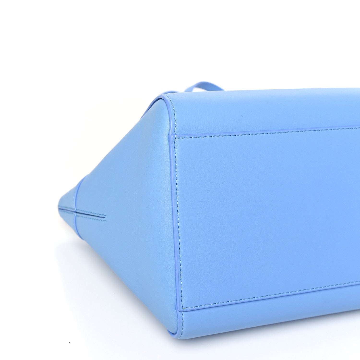 Loewe Calfskin Small Hammock Nugget Shoulder Bag Celestine Blue 8 of 9