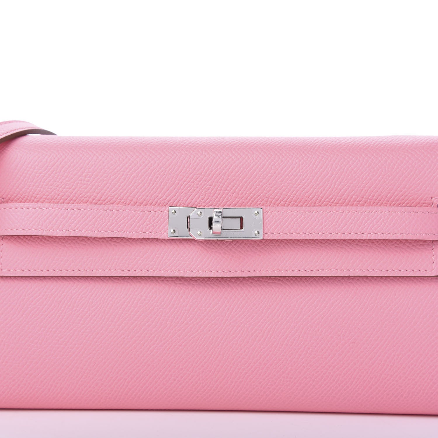 Hermes Epsom Kelly Wallet To Go Rose Confetti 9 of 10