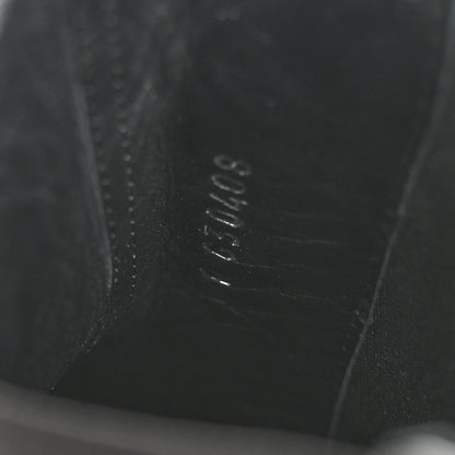 Chanel Calfskin Chain Around Chelsea Boots 39.5 Black 9 of 9