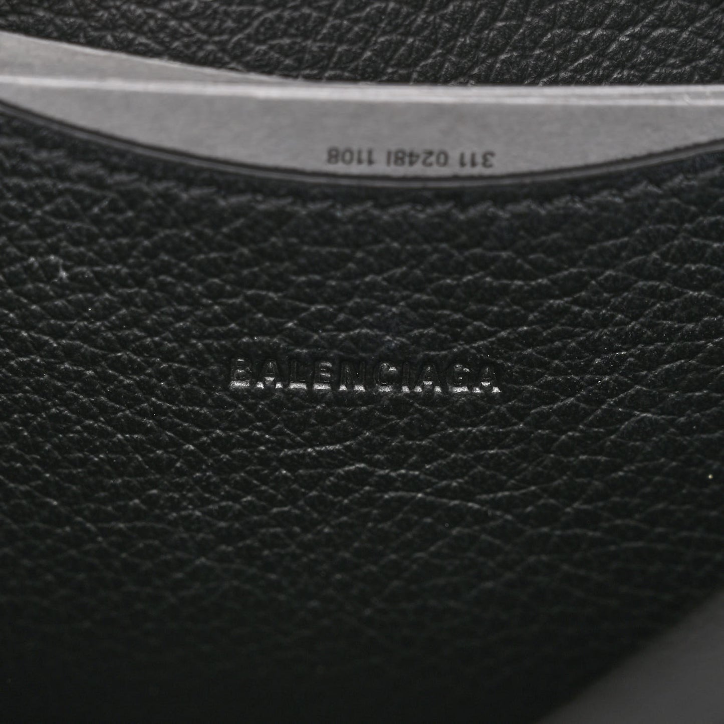 Grained Calfskin Neo Classic Black Hardware Mini City Black