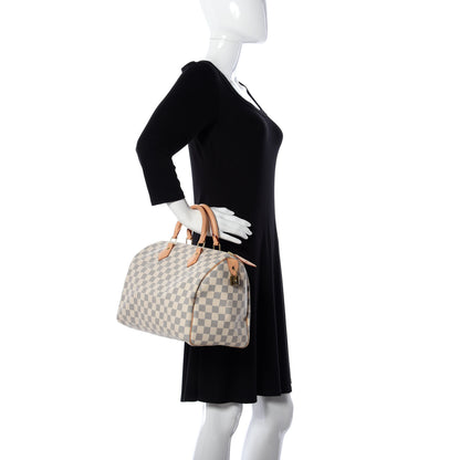 Louis Vuitton Damier Azur Speedy 30 2 of 20