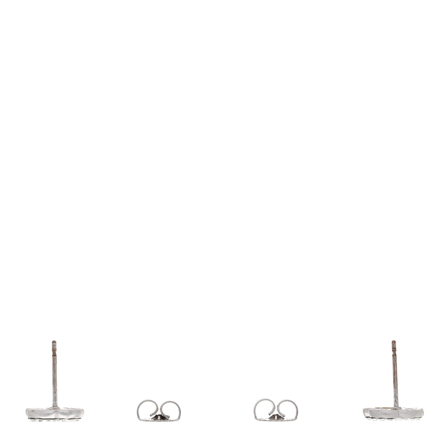 Crystal Mini Timeless CC Earrings Silver