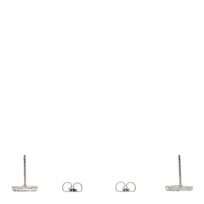 Chanel Crystal Mini Timeless CC Earrings Silver 3 of 5