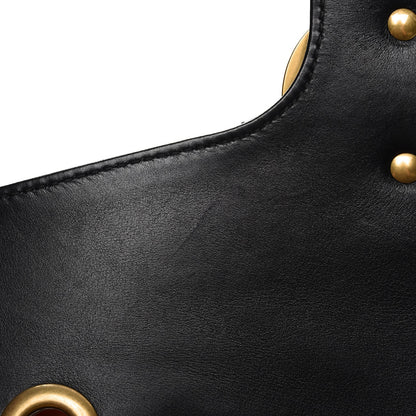 Gucci Calfskin Matelasse Small GG Marmont Shoulder Bag Black 8 of 9