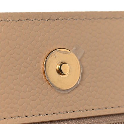 Chanel Caviar Quilted Wallet on Chain WOC Beige 13 of 13
