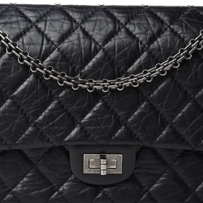 Chanel Aged Calfskin Quilted 2.55 Reissue 226 Flap Black 11 of 11