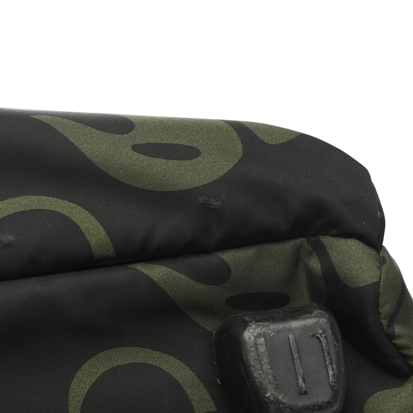 Tessuto Nylon Hibiscus Print Trolley Luggage Green