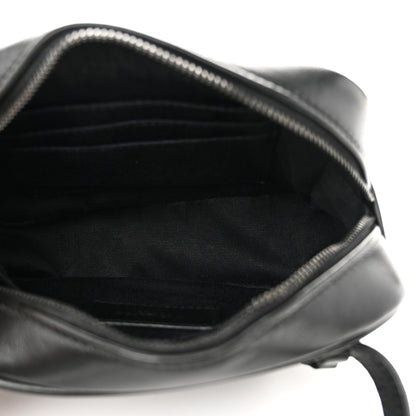 Saint Laurent Calfskin Matelasse Monogram Lou Belt Bag Black 5 of 10