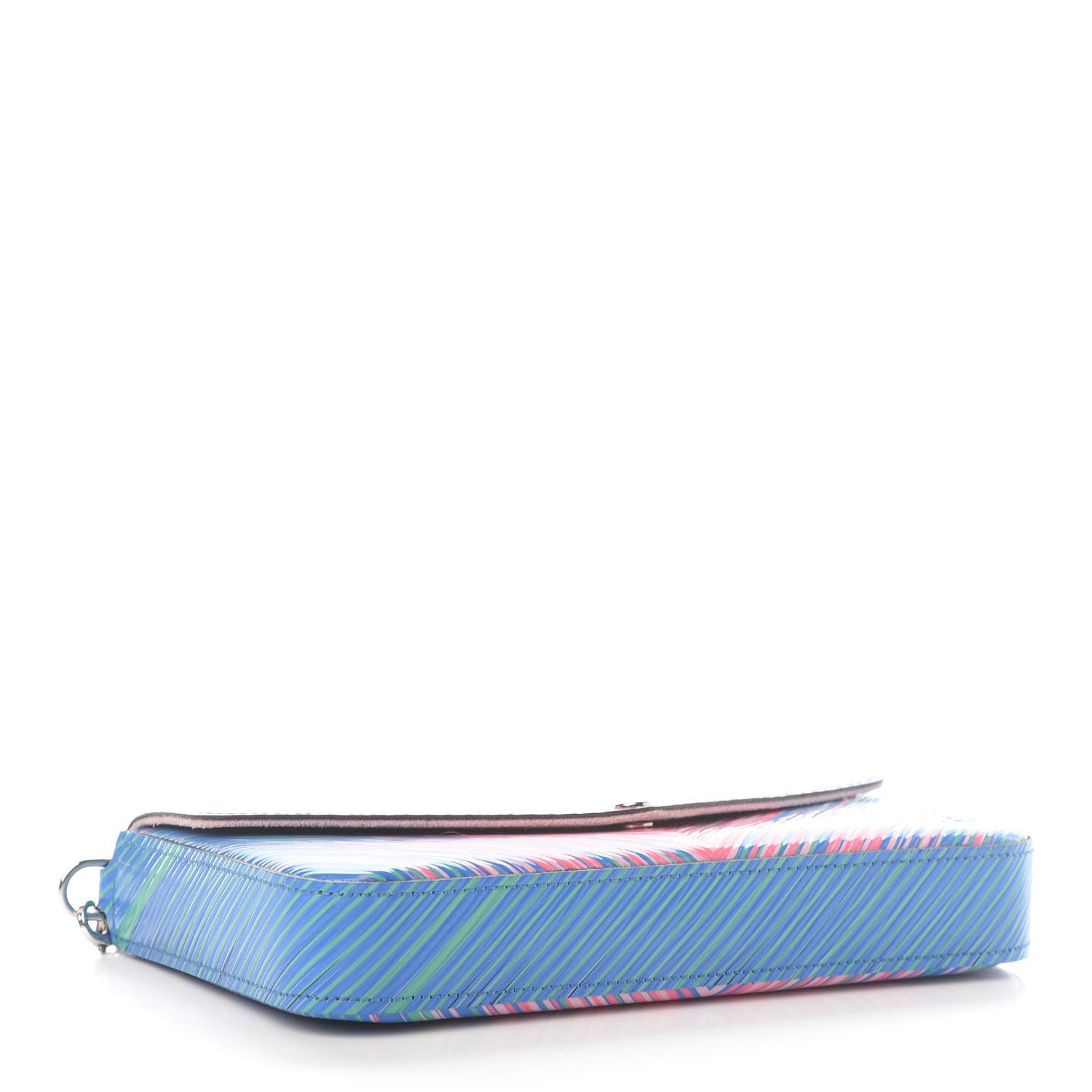 Louis Vuitton Epi Tropical Pochette Felicie Blue Rose 5 of 10