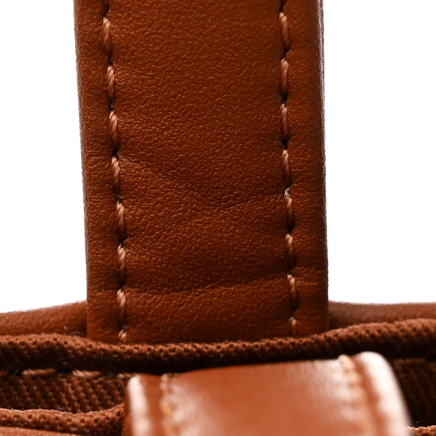 Vegan Leather Large Shopping Bag Tan