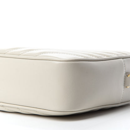 Saint Laurent Calfskin Matelasse Monogram Lou Camera Bag Crema Soft 7 of 10