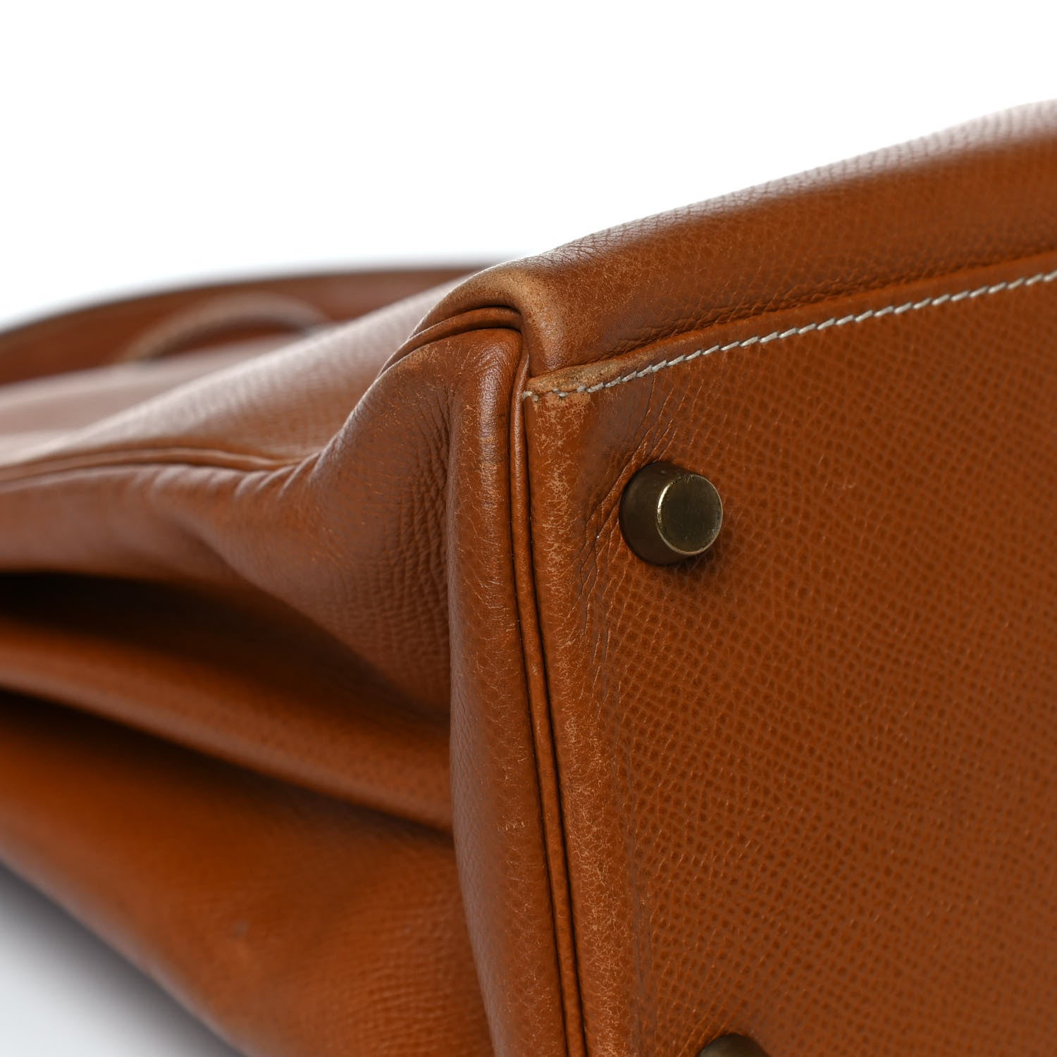 Hermes Courchevel Kelly Retourne 32 Gold 11 of 18