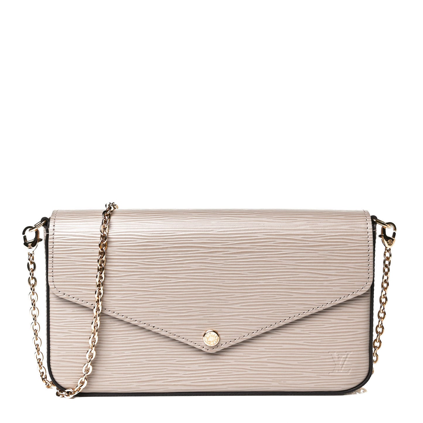 Epi Felicie Pochette Chain Wallet Galet
