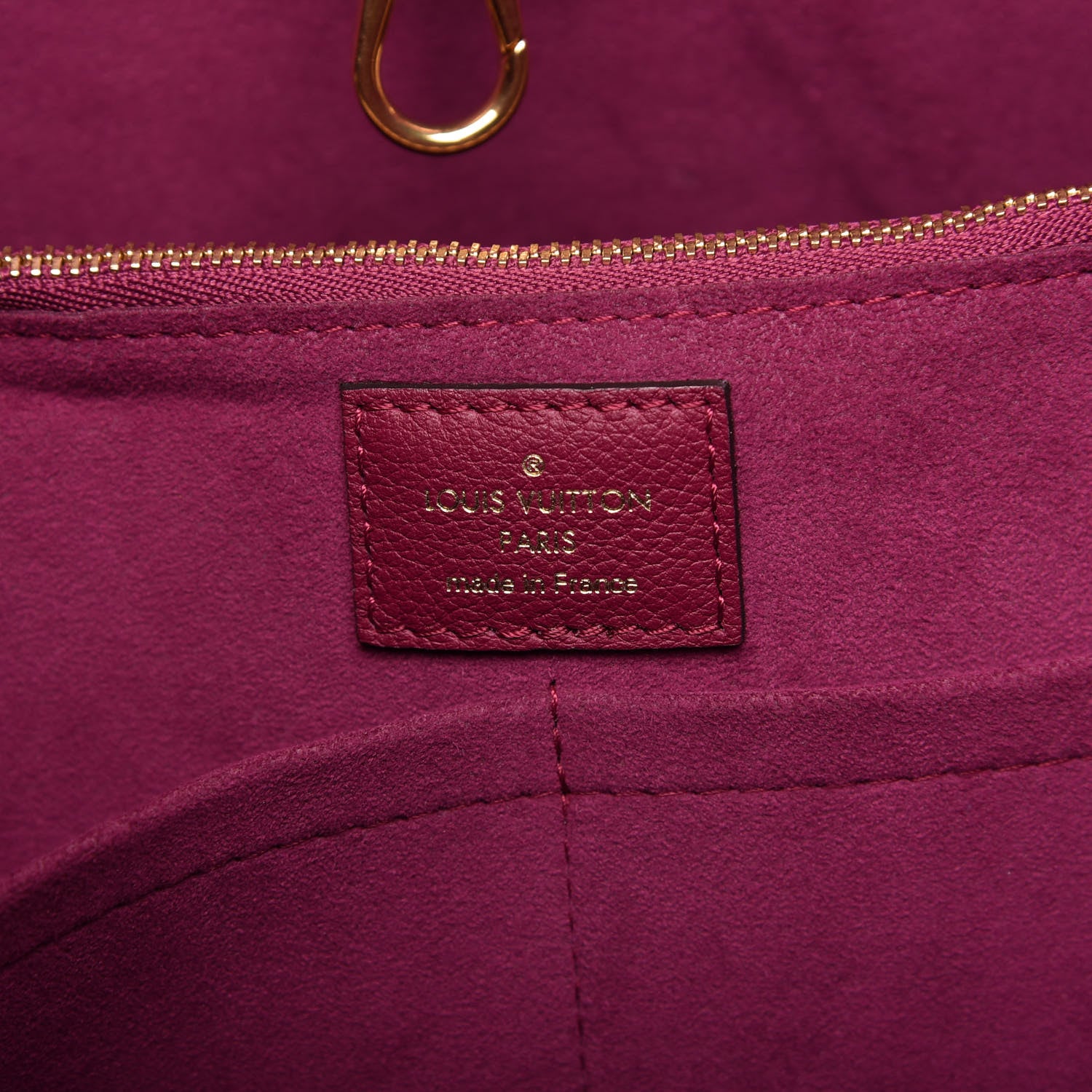 Louis Vuitton Calfskin Monogram Kimono Tote Grape 8 of 9