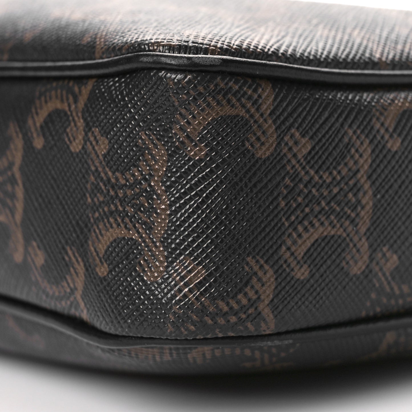 Triomphe Canvas Medium Messenger Bag Black