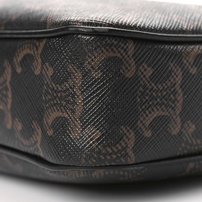 Celine Triomphe Canvas Medium Messenger Bag Black 8 of 8