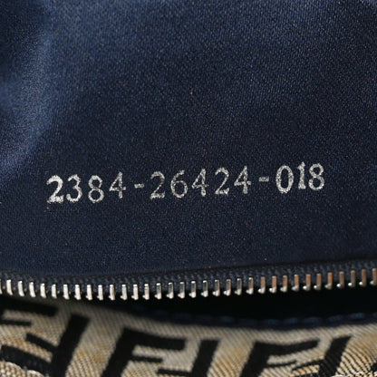 Fendi Zucchino Baguette Navy 7 of 10