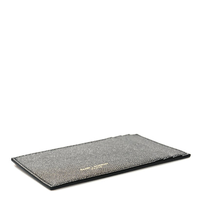 Saint Laurent Grain de Poudre 5 Fragments Card Holder Black 4 of 7