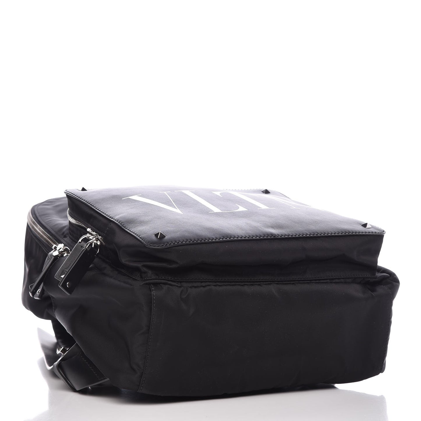 Nylon VLTN Rockstud Backpack Black