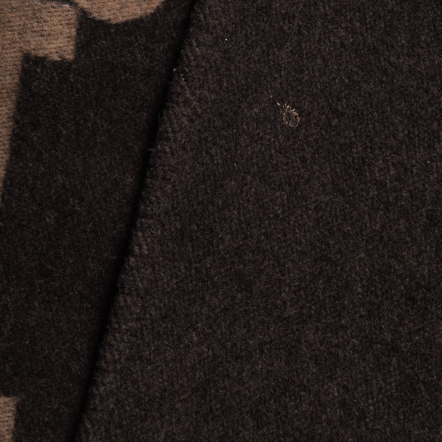 Wool Cashmere GG Monogram Blanket Dark Brown