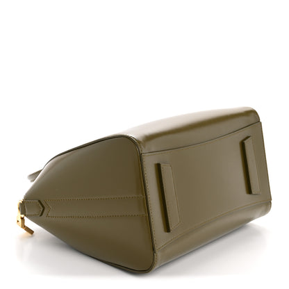 Givenchy Shiny Lord Calfskin Small Antigona Dark Khaki 3 of 11