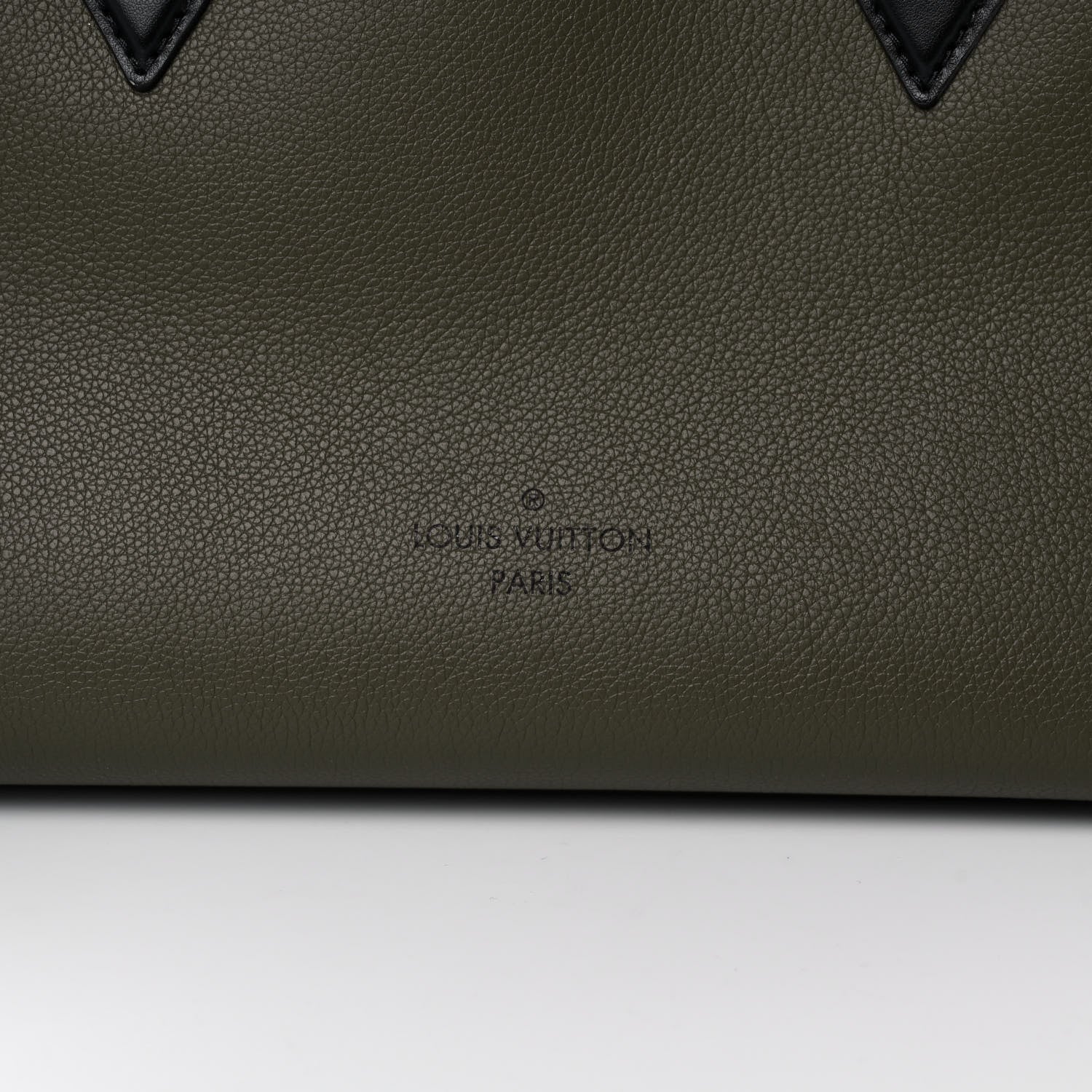 Louis Vuitton Calfskin Monogram On My Side MM Laurier Green Toffee Latte Beige 7 of 10