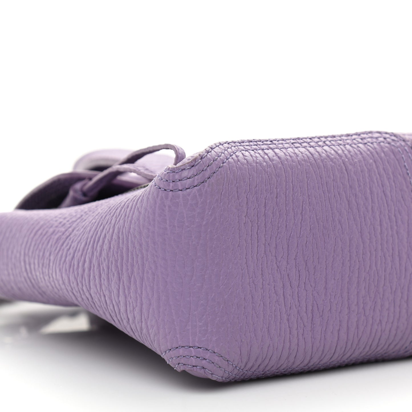 Textured Calfskin Mini Pashli Satchel Violet
