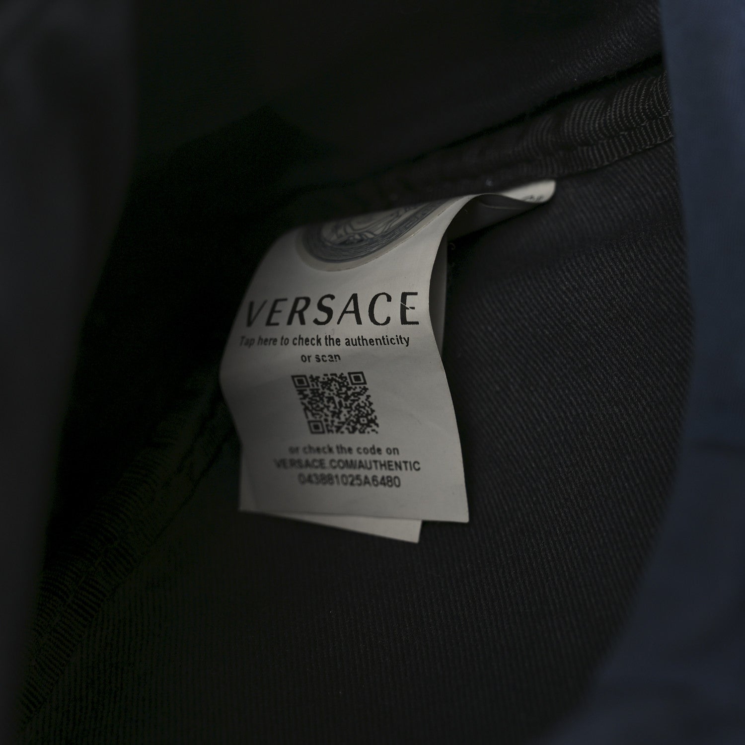 Versace Nylon Palazzo Medusa Belt Bag Navy 6 of 10