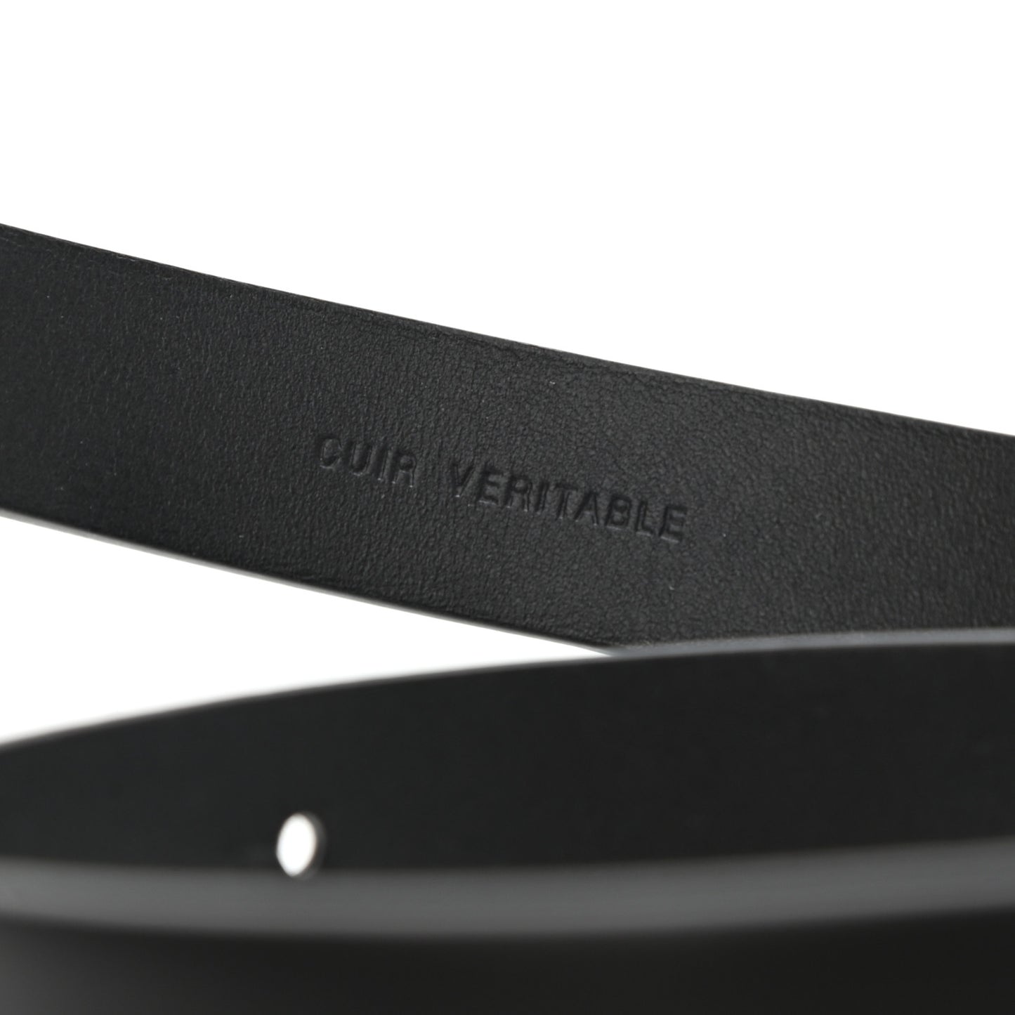Calfskin Crystal CC Belt 80 32 Black