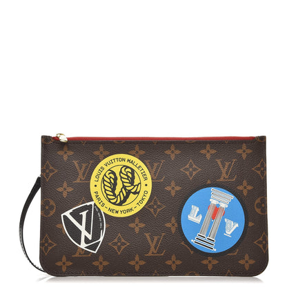 Louis Vuitton Monogram World Tour Neverfull MM GM Pochette 1 of 7