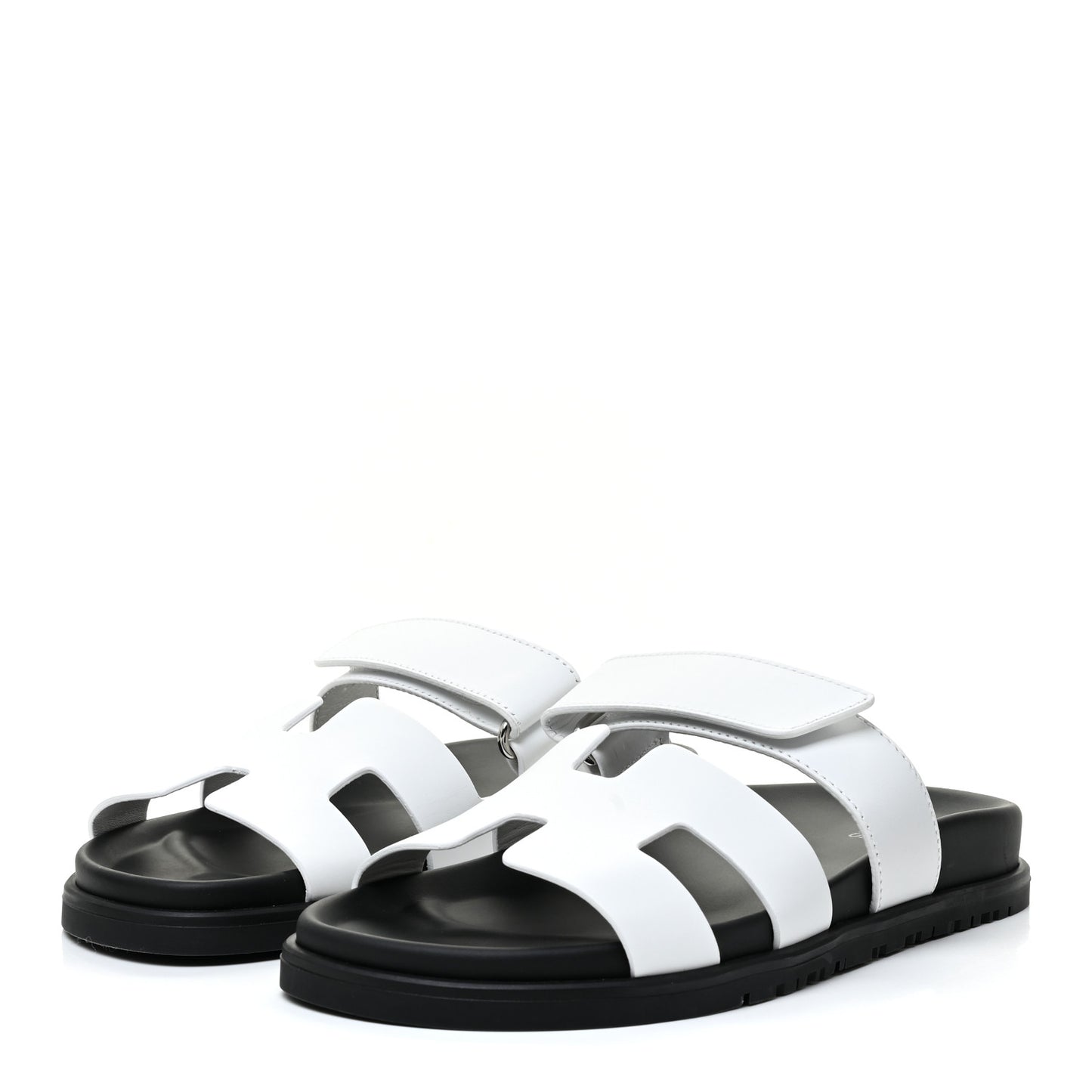 Calfskin Womens Chypre Sandals 37.5 White