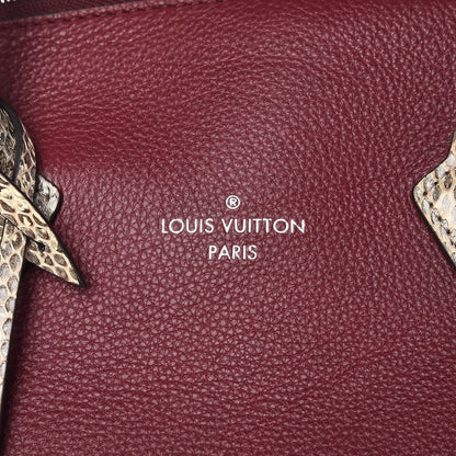 Louis Vuitton Veau Cachemire Ayers Soft Lockit MM Grenat 8 of 9
