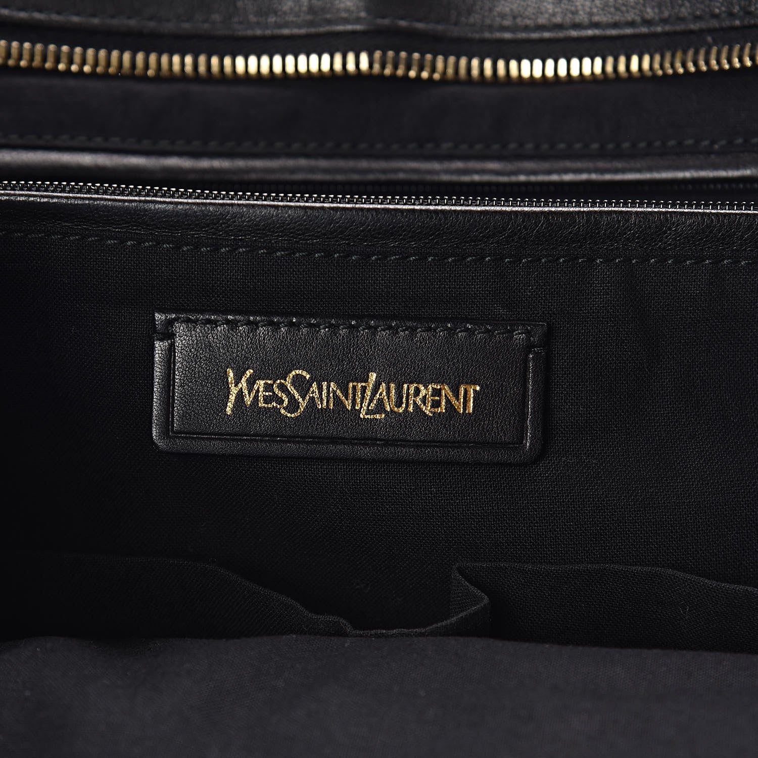 Saint Laurent Sheepskin Large Cabas ChYc Black 6 of 10