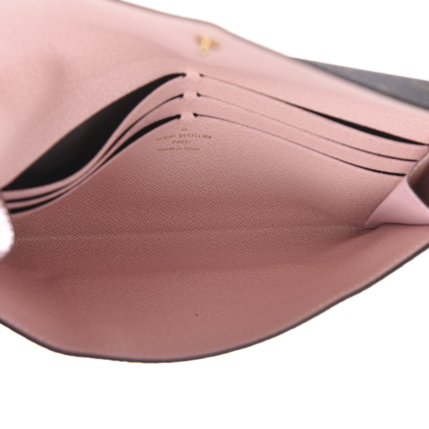 Monogram Jeanne Wallet Rose Ballerine