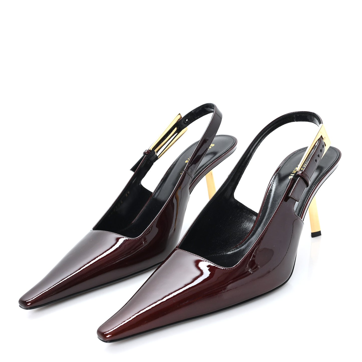 Vernice Gloss Lee 110 Slingback Pumps 39 Marron Glacé