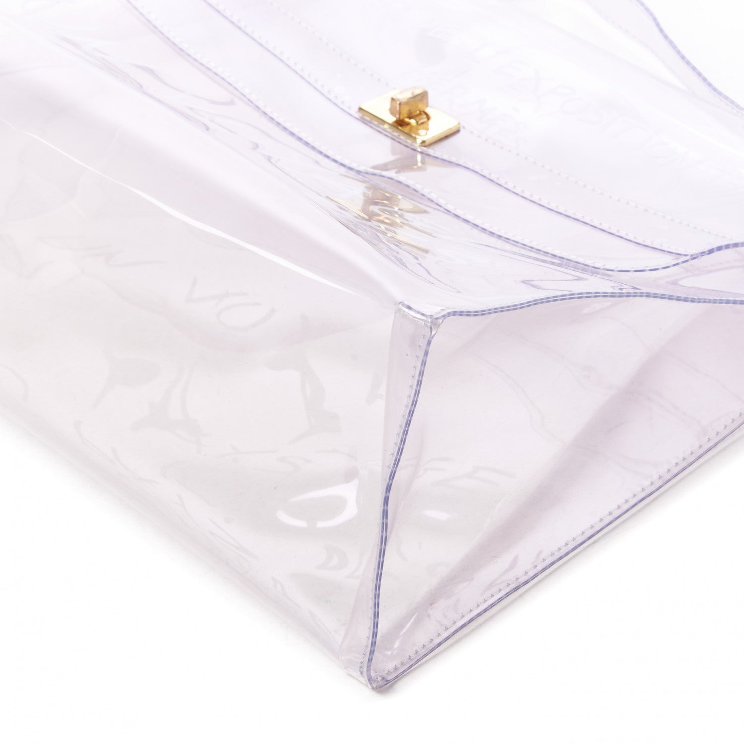 Hermes Vinyl Souvenir De L'Exposition Kelly Transparent 5 of 7
