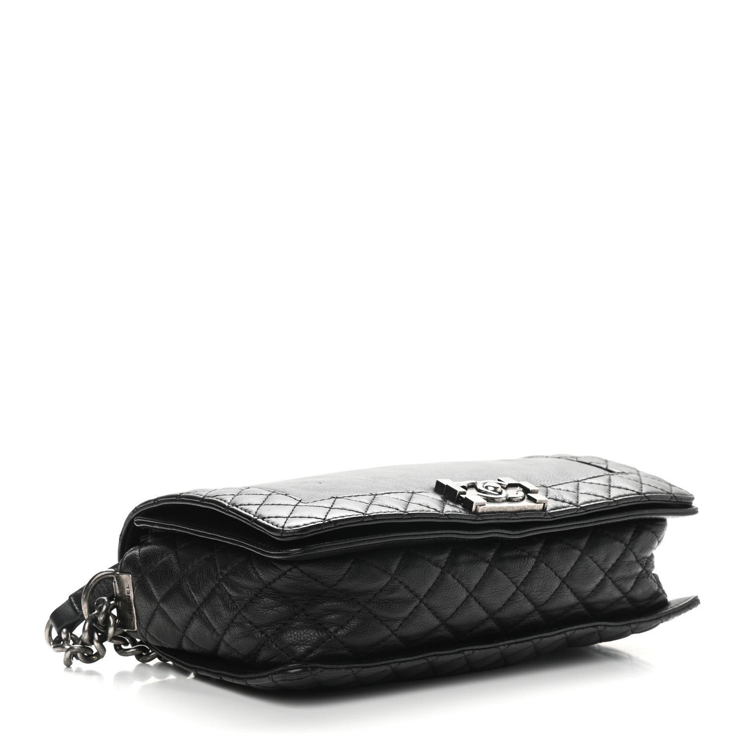 Chanel Calfskin New Medium Boy Reverso Flap Black 4 of 10