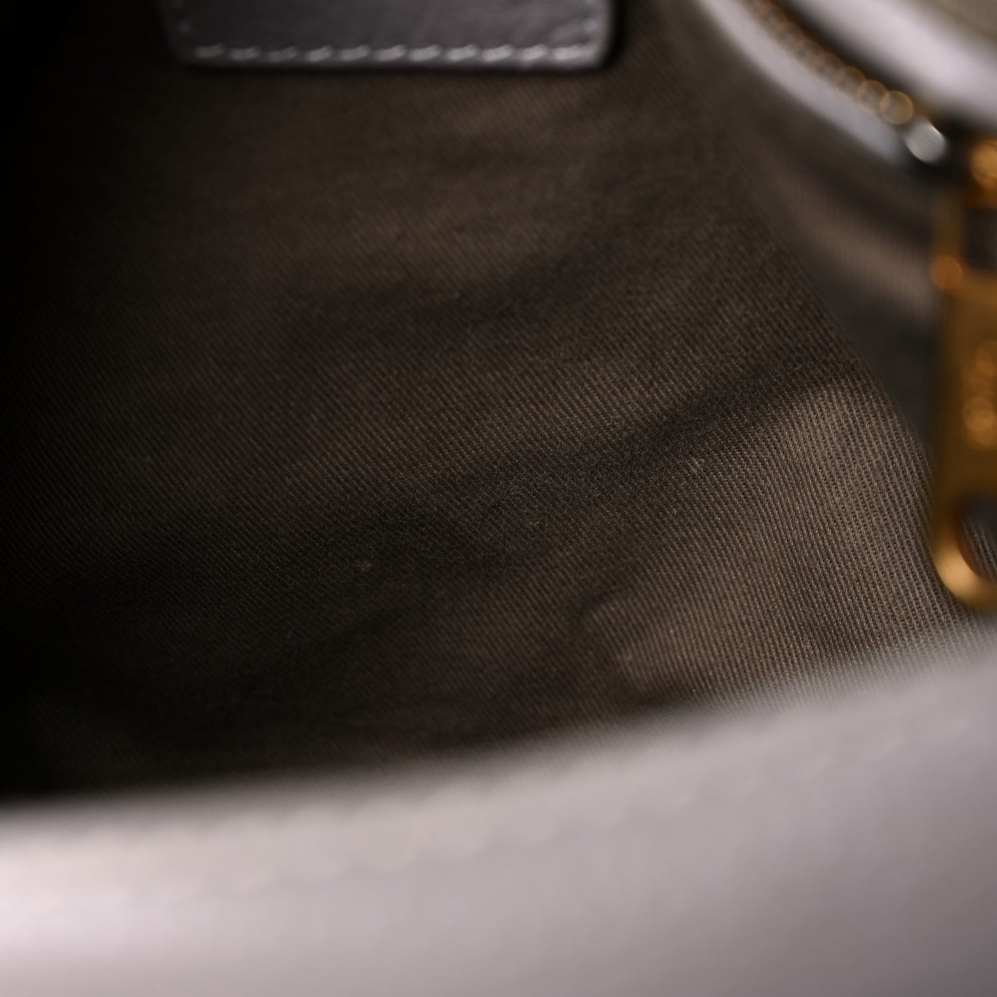 Calfskin Medium Marcie Top Handle Bag Cashmere Grey