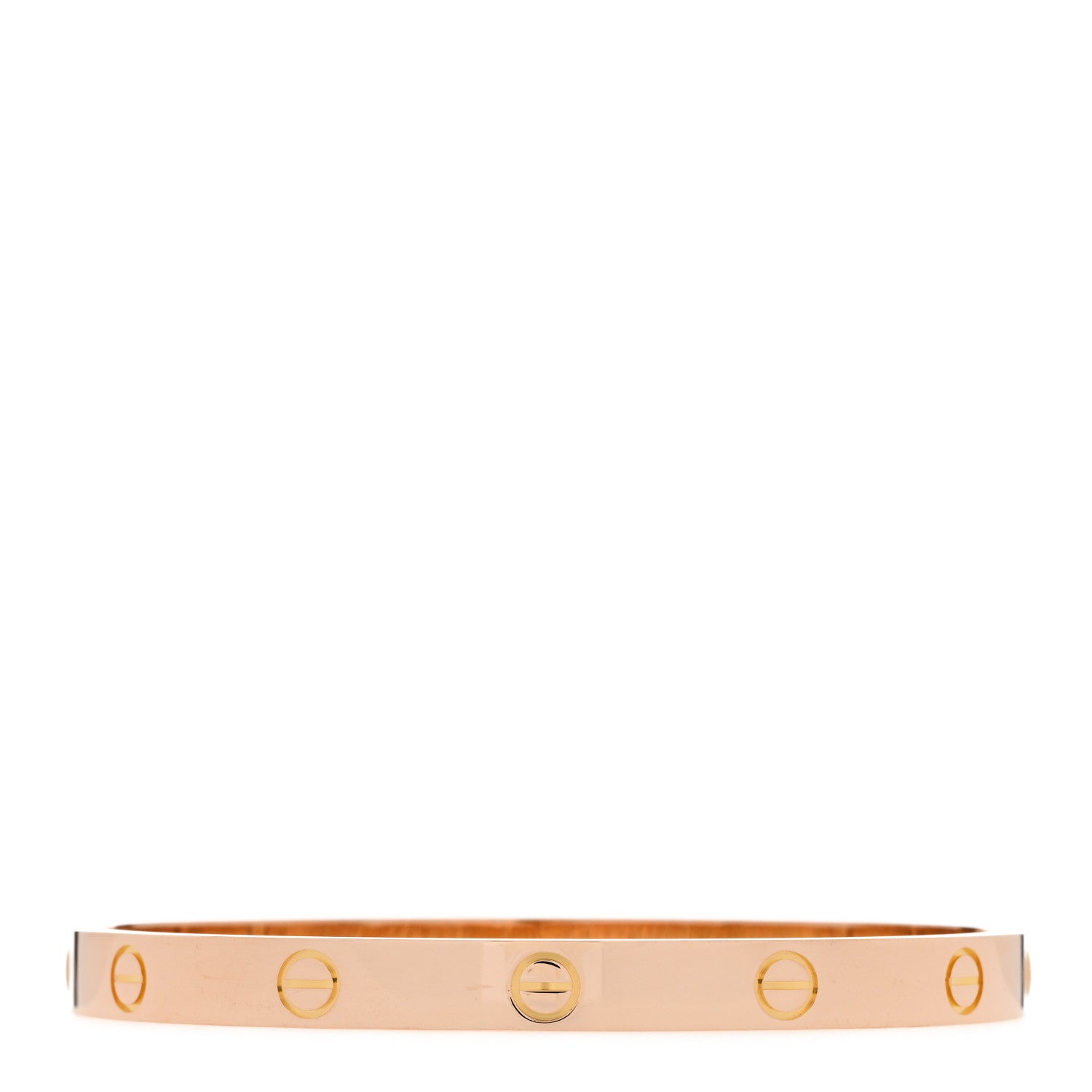 Cartier 18K Pink Gold LOVE Bracelet 18 1 of 10
