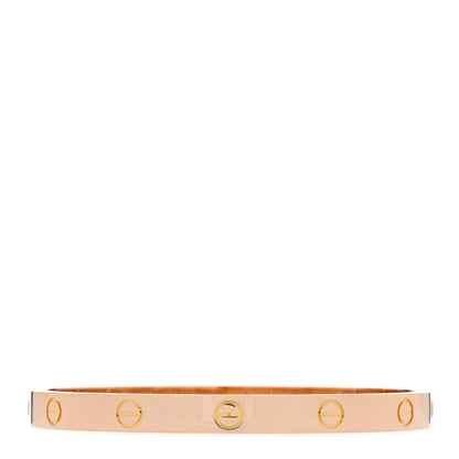 Cartier 18K Pink Gold LOVE Bracelet 18 1 of 10