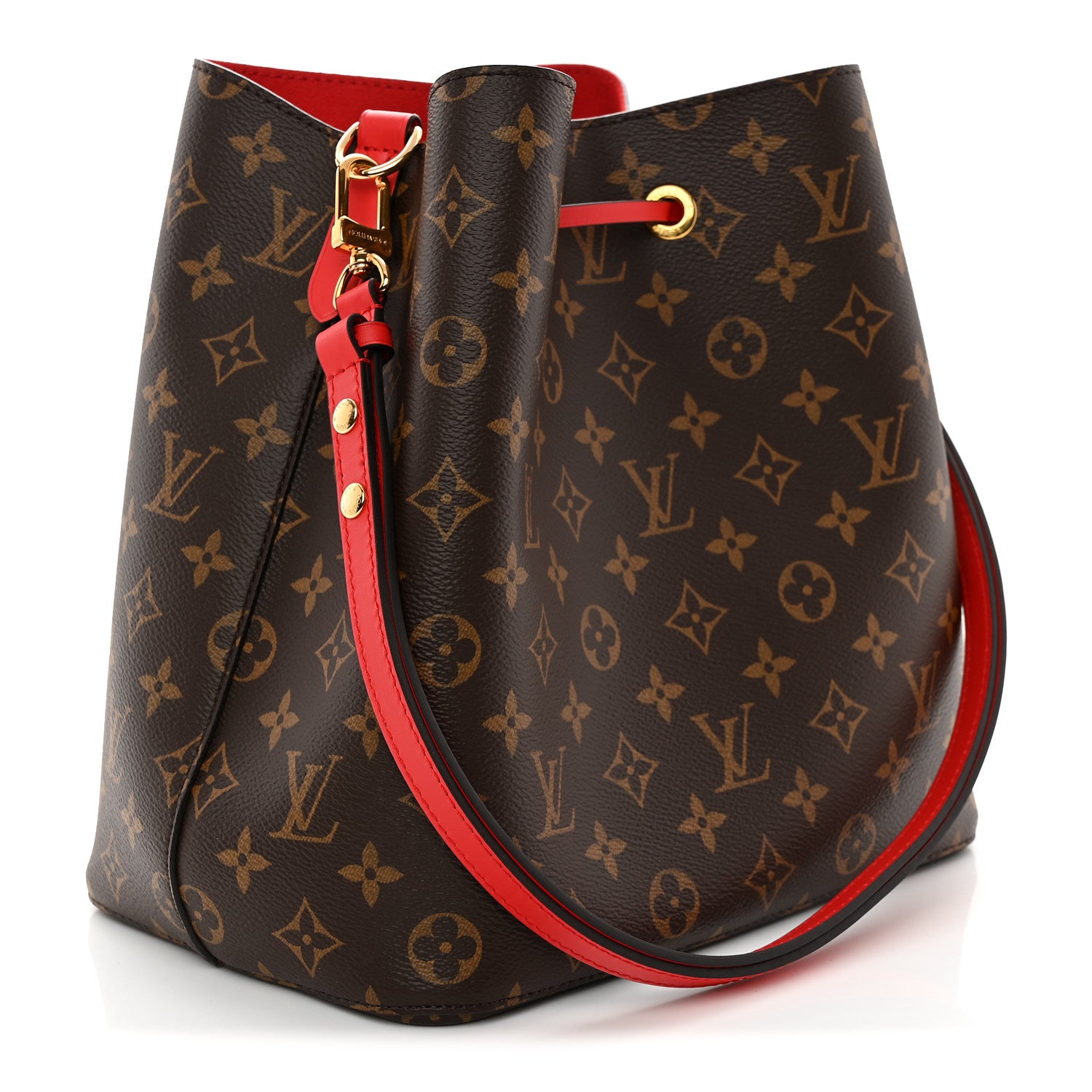 Louis Vuitton Monogram Neonoe MM Coquelicot Coquelicot 3 of 10